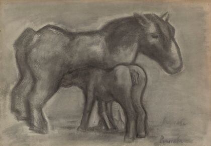 Paard met veulen (1947)