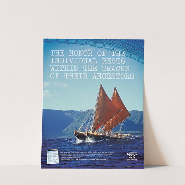 Pacific Islander Action Poster (2010) by Bureau of the Census