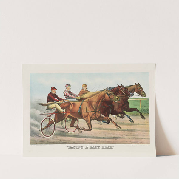 Pacing a fast heat (1893) by John Cameron