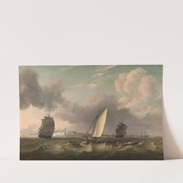 Packet Boat Under Sail in a Breeze off the South Foreland by Thomas Luny