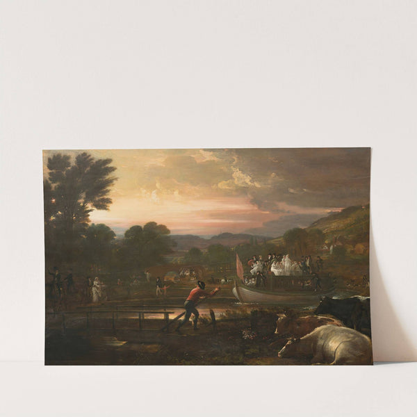 Paddington Canal (1801) by Benjamin West