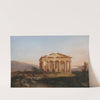 Paestum Temple in Morning Light by Jules Coignet