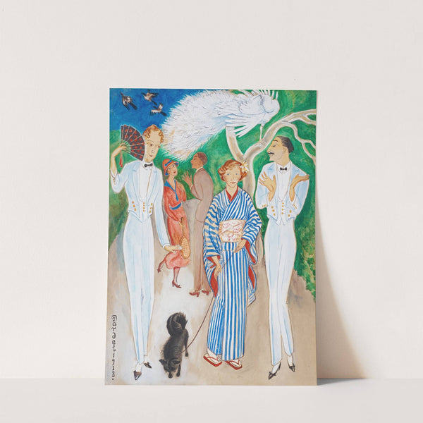 Påfåglar by Nils Dardel