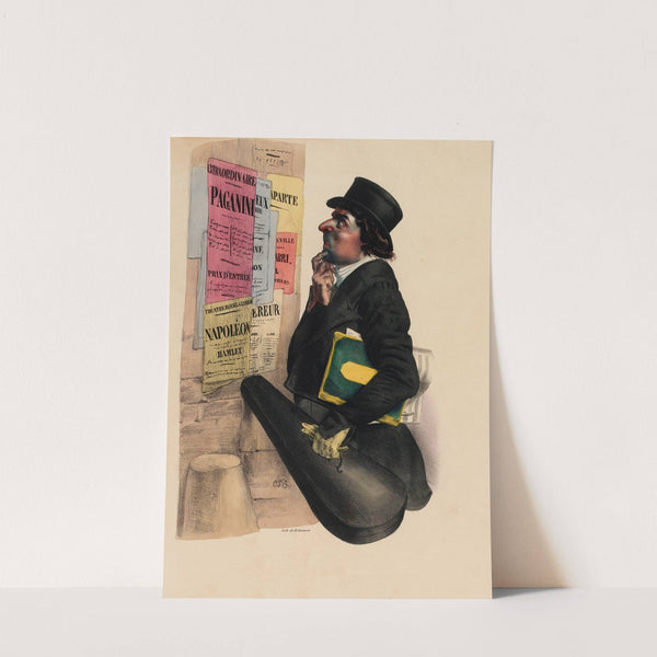 Paganini..et pas le sol by Charles-Joseph Traviès de Villers