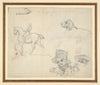 Page of Sketches (equestrian, dog, soldier’s head)