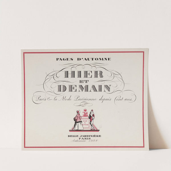 Pages d’Automne (1928) by Jacques Roubille