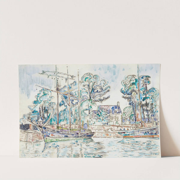 Paimpol, Le Fanny Crossfield by Paul Signac