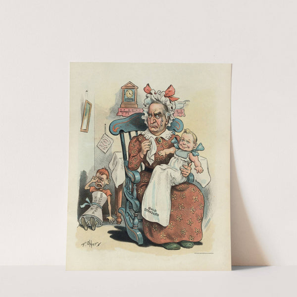 painful position for nurse McKinley by Frederick Burr Opper