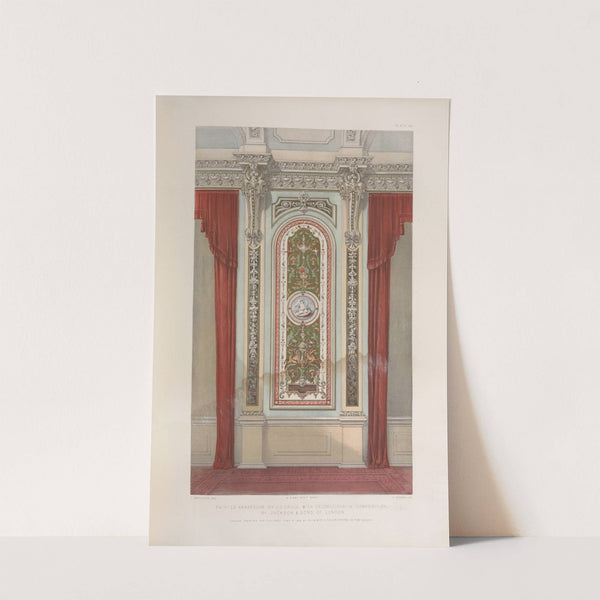 Painted arabesque by Matthew Digby Wyatt