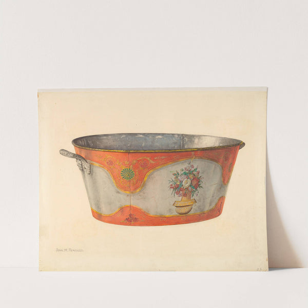 Painted Basin by John H. Tercuzzi
