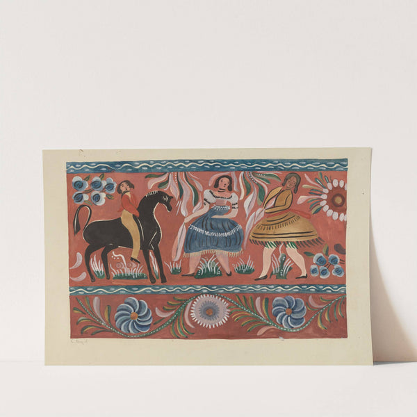 Painted Chest by E. Boyd