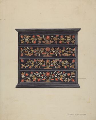 Painted Chest of Drawers