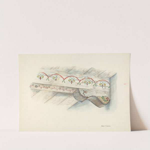 Painted Decorations on Ceiling by Harry Mann Waddell