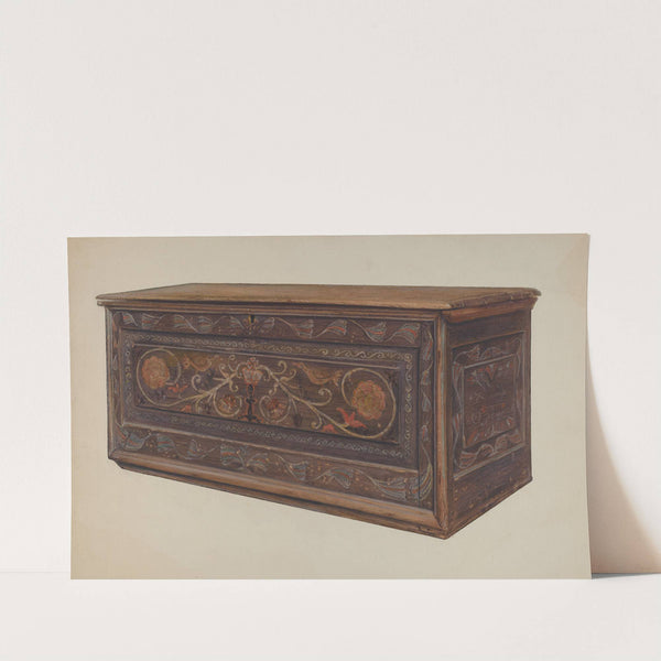 Painted Guilford Chest by Edward F. Engel
