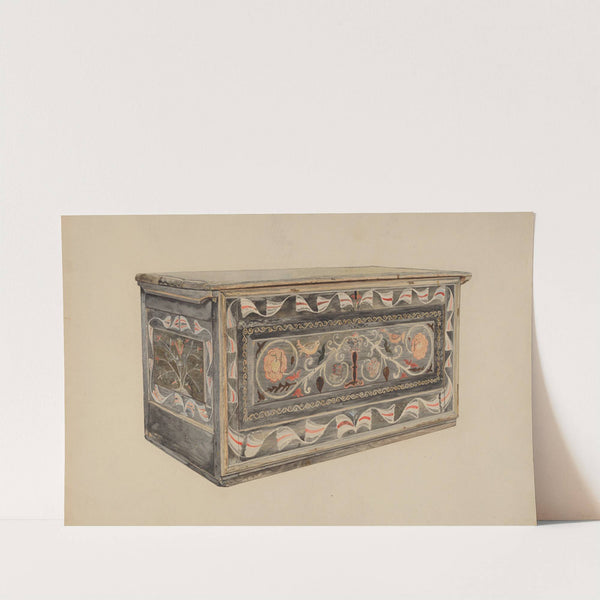 Painted Guilford Chest by Edward F. Engel