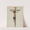 Painted Wooden Crucifix by Majel G. Claflin