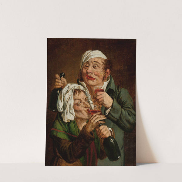 Pair of drunkards by Jan Feliks Piwarski