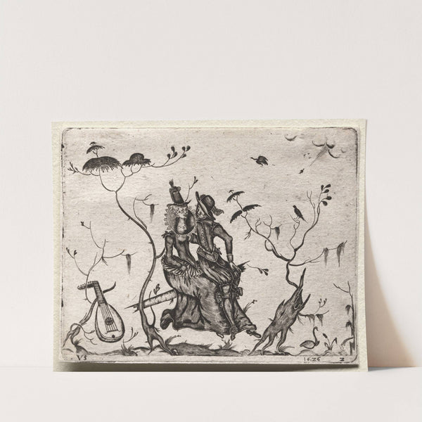 Pair of Lovers (1626) by Valentin Sezenius