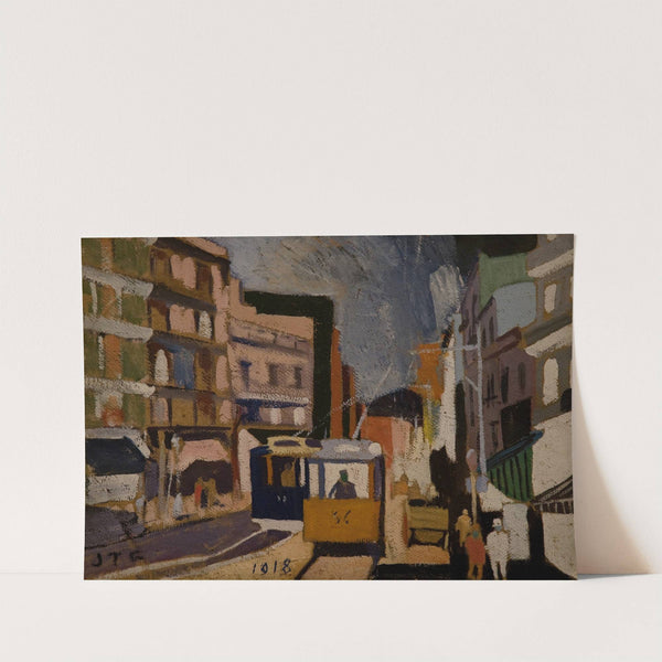 Paisaje de ciudad (1918) by Joaquín Torres-García