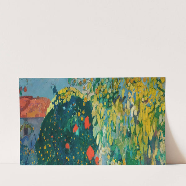 Paisaje Enmarcado Por Grandes Árboles (Verdant Landscape) by Joaquin Mir Trinxet