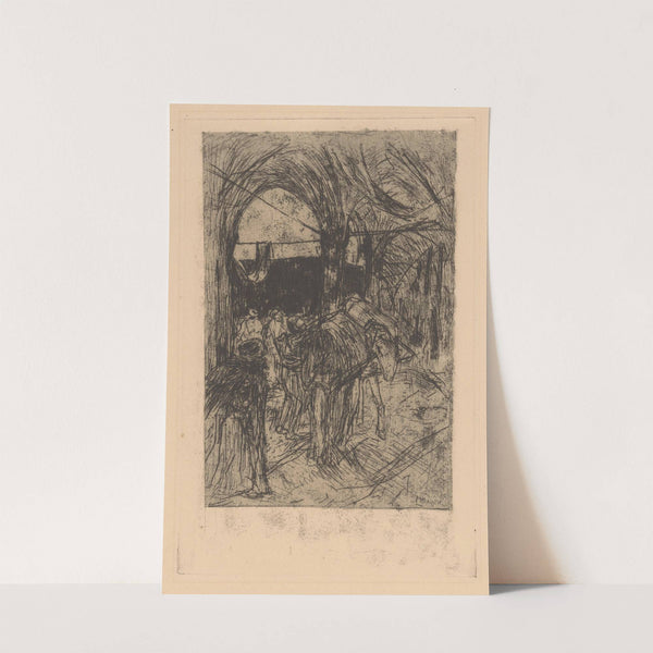 Pakpaarden (1889) by Marius Bauer