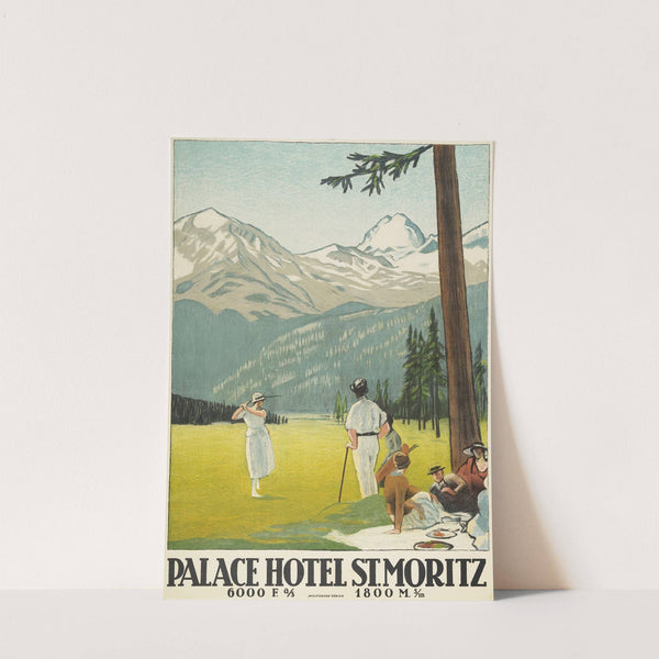 Palace Hotel. St. Moritz by Emil Cardinaux