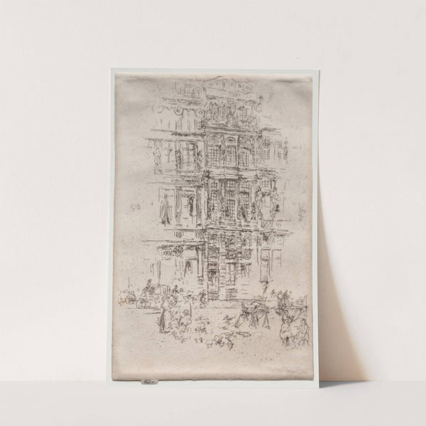 Palaces, Brussels (1887) by James Abbott McNeill Whistler