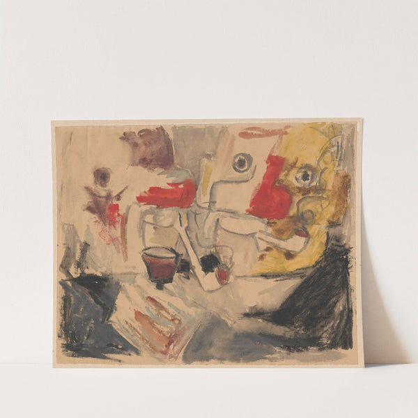 Palący fajki (1931) by Tadeusz Makowski