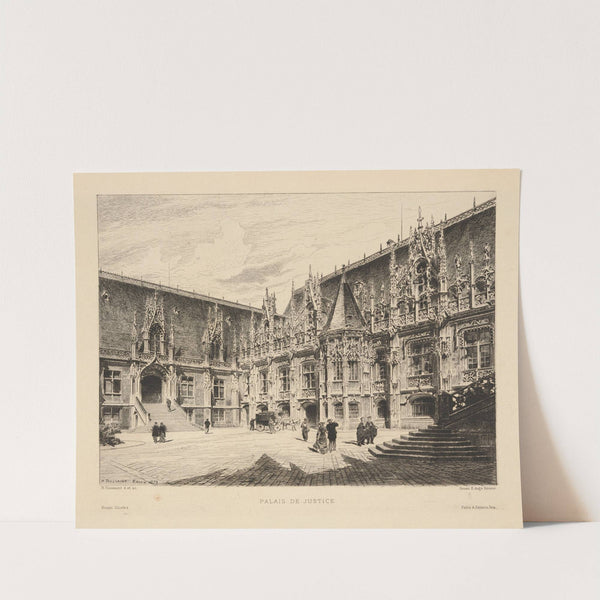 Palais de Justice. (1879) by Henri Toussaint