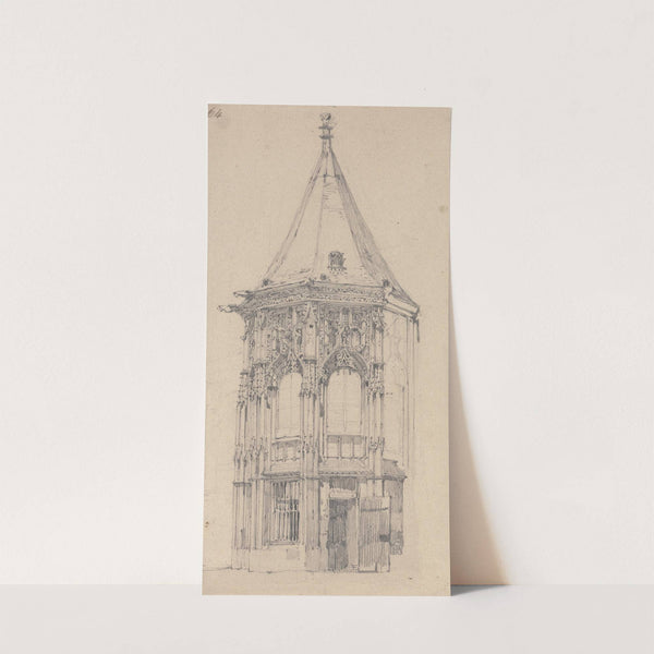 Palais de Justice, Rouen by Richard Parkes Bonington