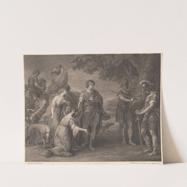Palamon and Arcite (1790) by William Hamilton