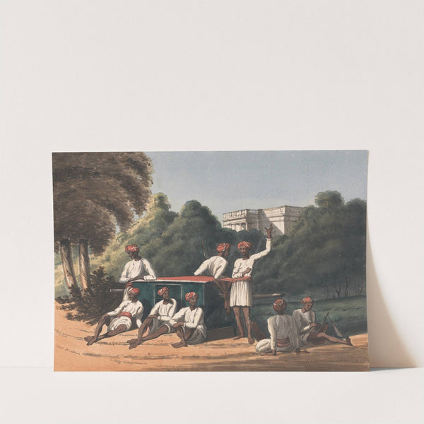 Palankeen Bearers by John Gantz