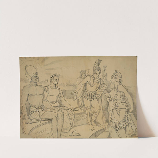 Pallas Columbia requests for him a place in history by Otho Cushing