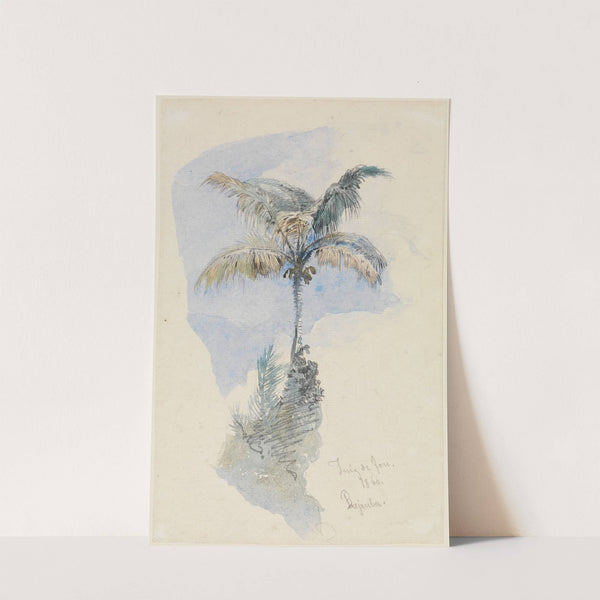 Palmenstudie (1860) by Ferdinand Keller