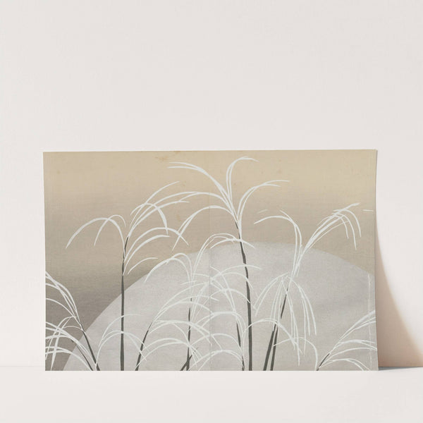 Pampas Grass in Moonlight (Obana ni tsuki) (1909-1910) by Kamisaka Sekka
