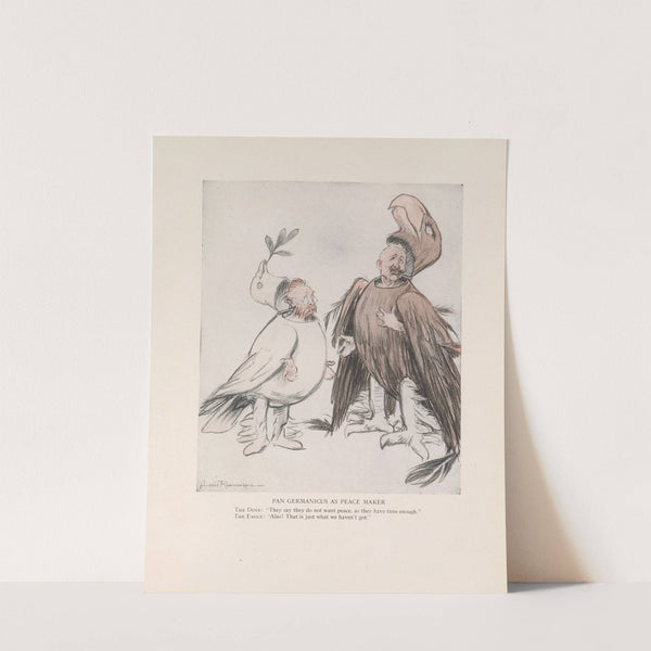 Pan Germanicus as Peace Maker (1916-1917) by Louis Raemaekers