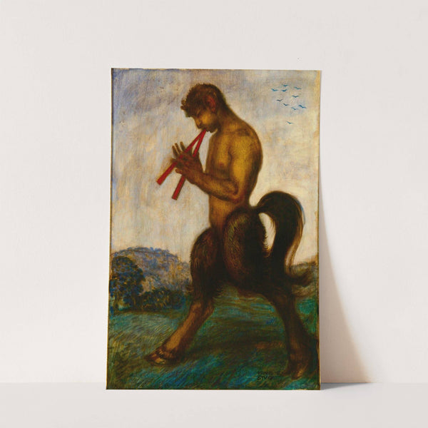 Pan mit Doppelaulos (1895) by Franz von Stuck