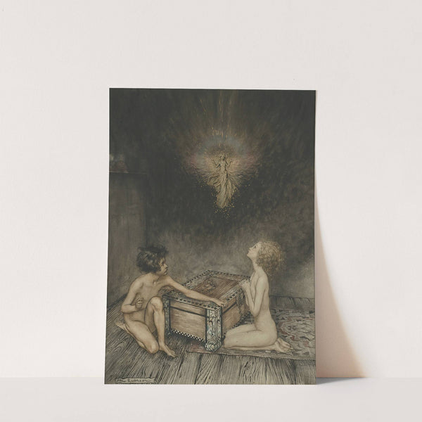 Pandora and Epimetheus by Arthur Rackham