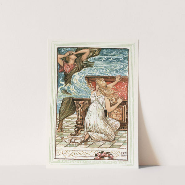 Pandora opens the box by Walter Crane