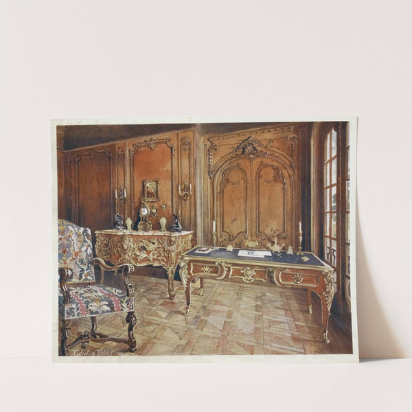 Panelled room; French. Style of the régence. by Edwin Foley
