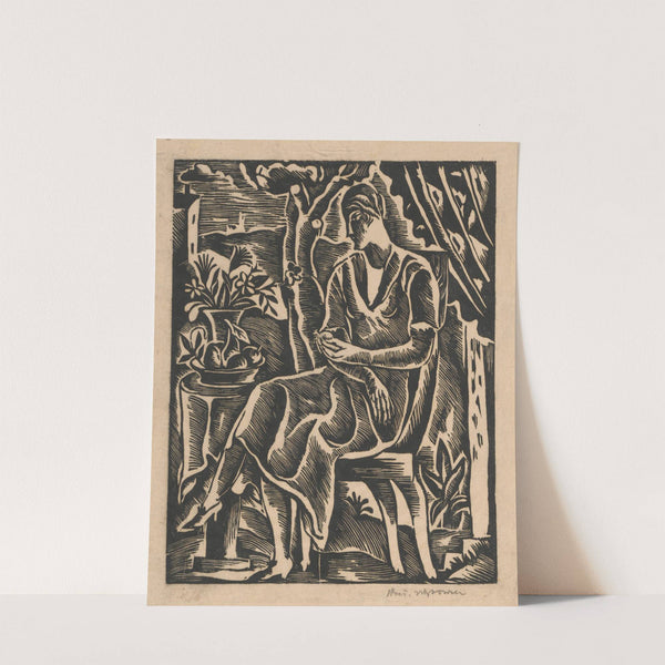 Pani z owocami (1922) by Wacław Wąsowicz