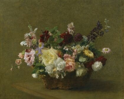 Panier De Fleurs Diverses — size preview
