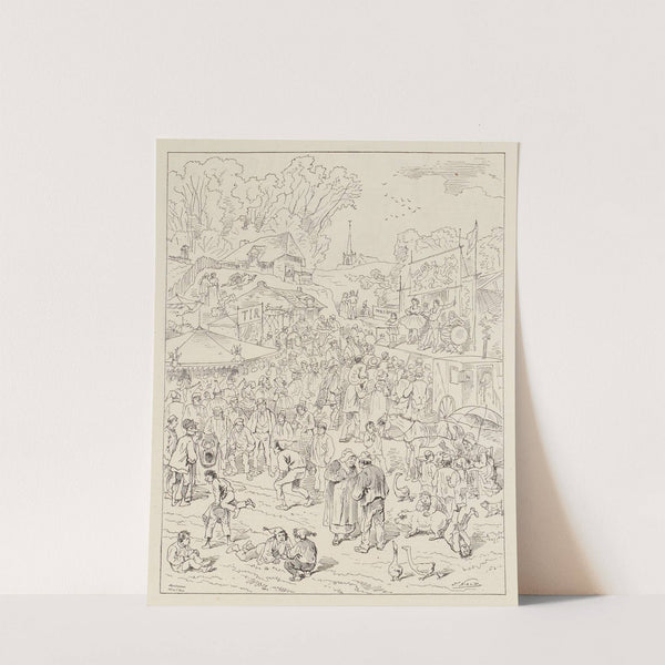 Panorama drolatique – La fête du village by John Nield