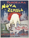 Panorama Nova Zembla geschilderd door Louis Apol. Amsterdam Plantage