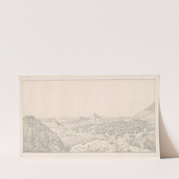 Panorama toward Athens from the Garden of Aphrodite (1818) by Joseph Thürmer