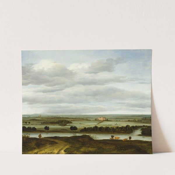 Panoramic Landscape near Rhenen with the Huis ter Lede (circa 1668) by Anthonie van Borssom