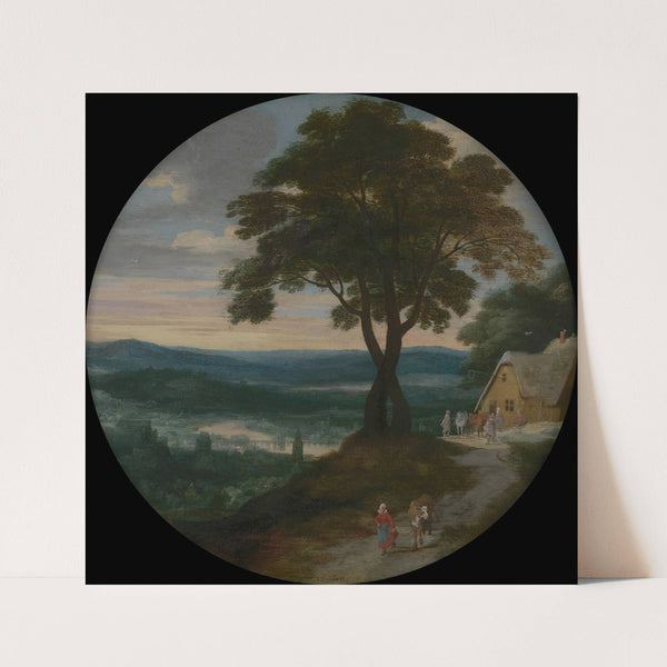 Panoramic view of Avignon by Jacques Fouquier