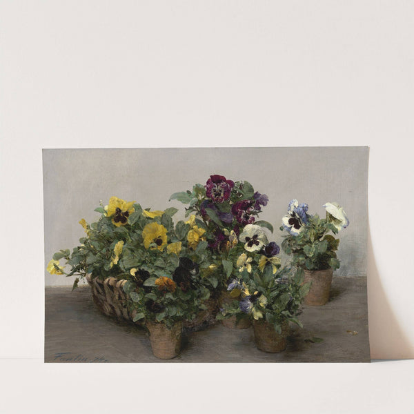 Pansies (1874) by Henri Fantin-Latour