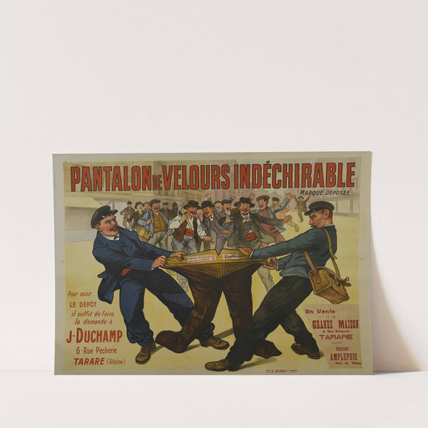 Pantalon de velours indéchirable by Anonymous