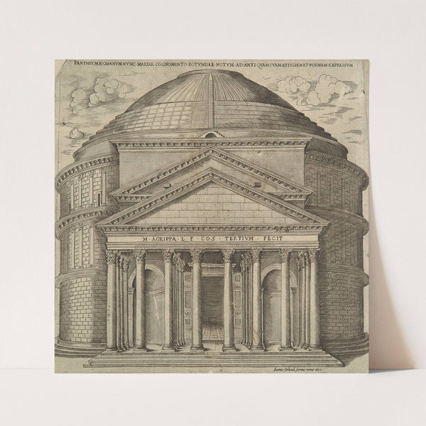 Pantheum Romanum nunc Mariae Cognomento (between 1581 and 1586) by Ambrogio Brambilla